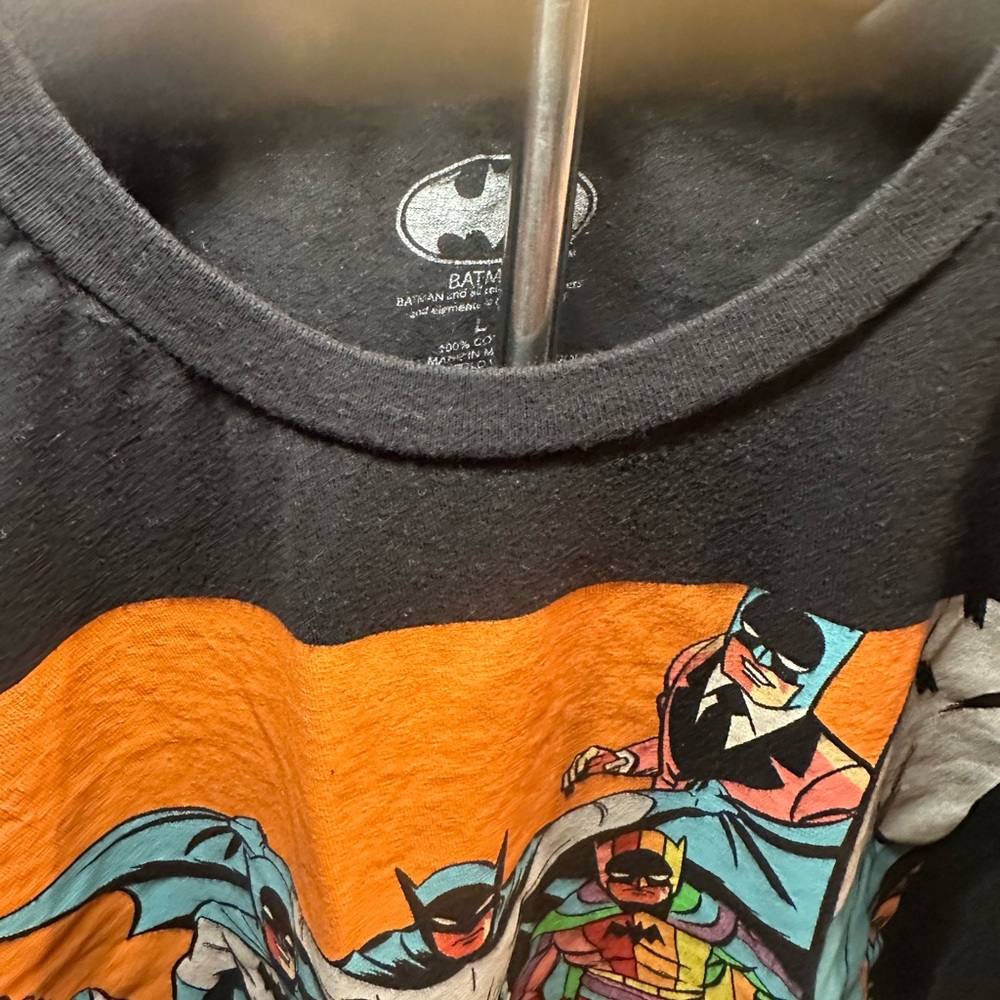 Batman Kids Costume T-Shirt - Black and Orange